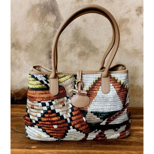 Longchamp Roseau - Canvas/Leather